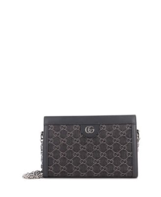 Small Ophidia Chain Shoulder Bag GG Denim
