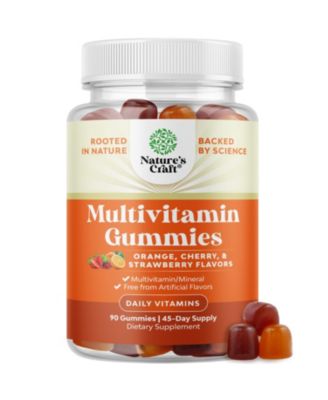 Multivitamin Gummies for Adults with B12, Biotin, Zinc and Vitamin D, 90 Count
