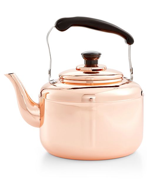 Martha Stewart Collection Heirloom Copper Tea Kettle ...