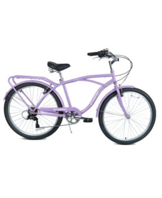 26 Inch 7-Speed Beach Cruiser Bike for Men and Women