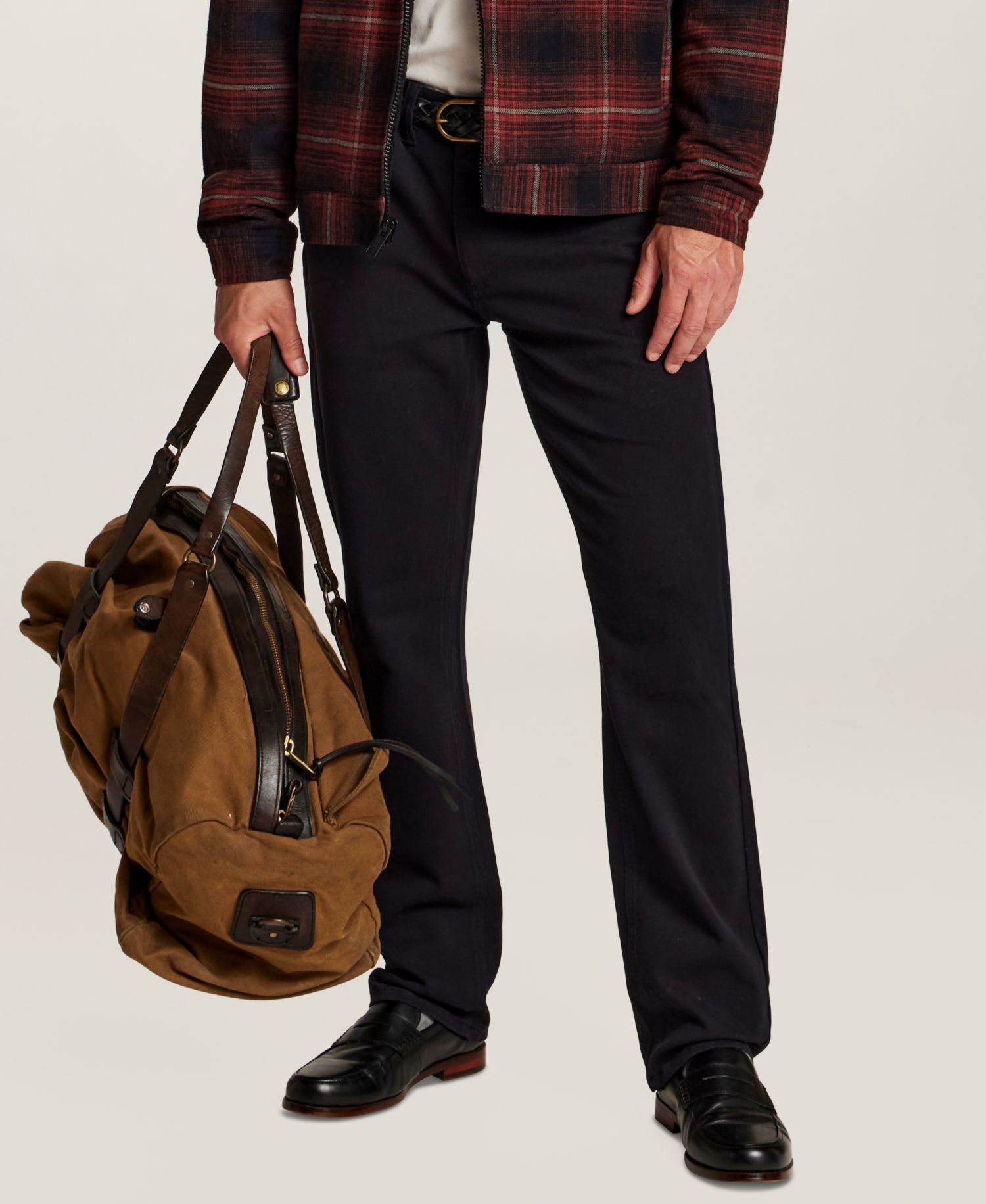 Men's Moleskin 5-Pocket Regular-Fit Stretch Pants