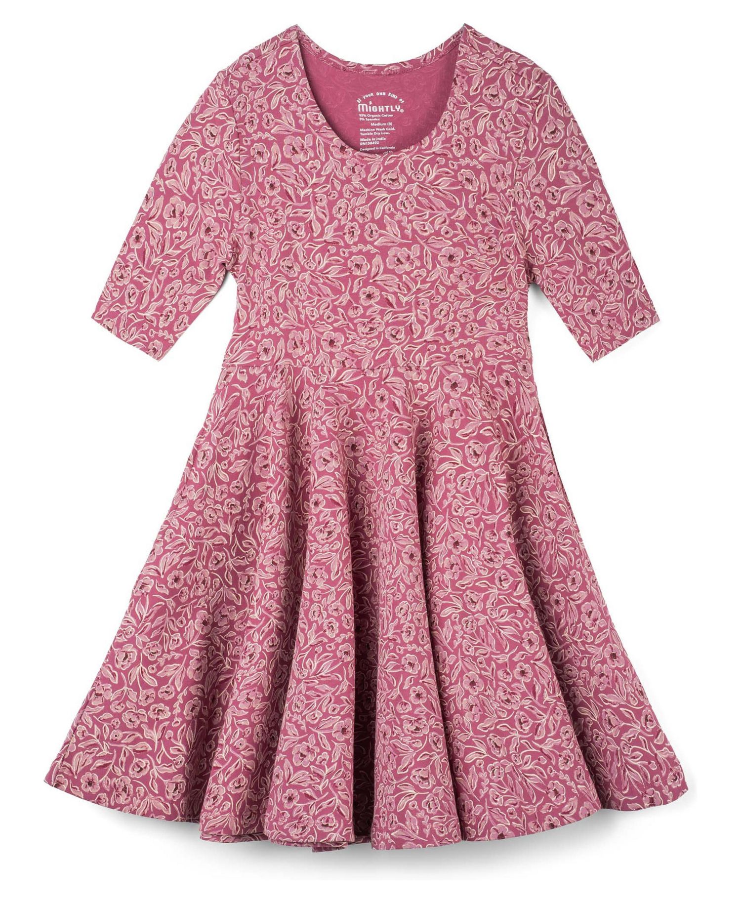 Girls' 4-16 Short-Sleeve Fit & Flare Party Dress