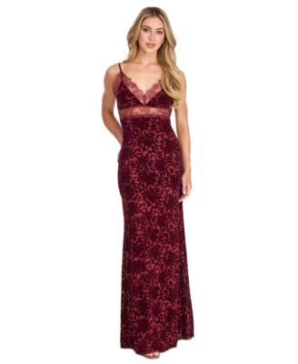 Women's Emmy Floral Maxi V-Neck Gown