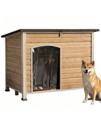 Wooden Dog Crates with Heavy Duty Iron Frame