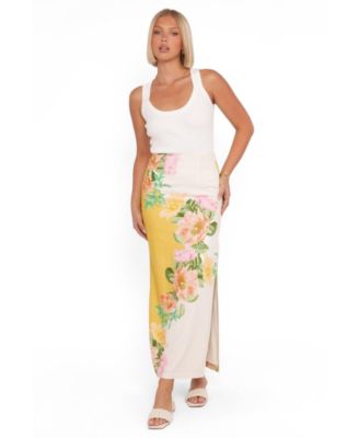Women's Peta Floral High-Waisted Maxi Skirt