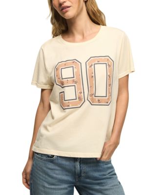 Women's 90 Classic Crewneck Graphic Crewneck T-Shirt