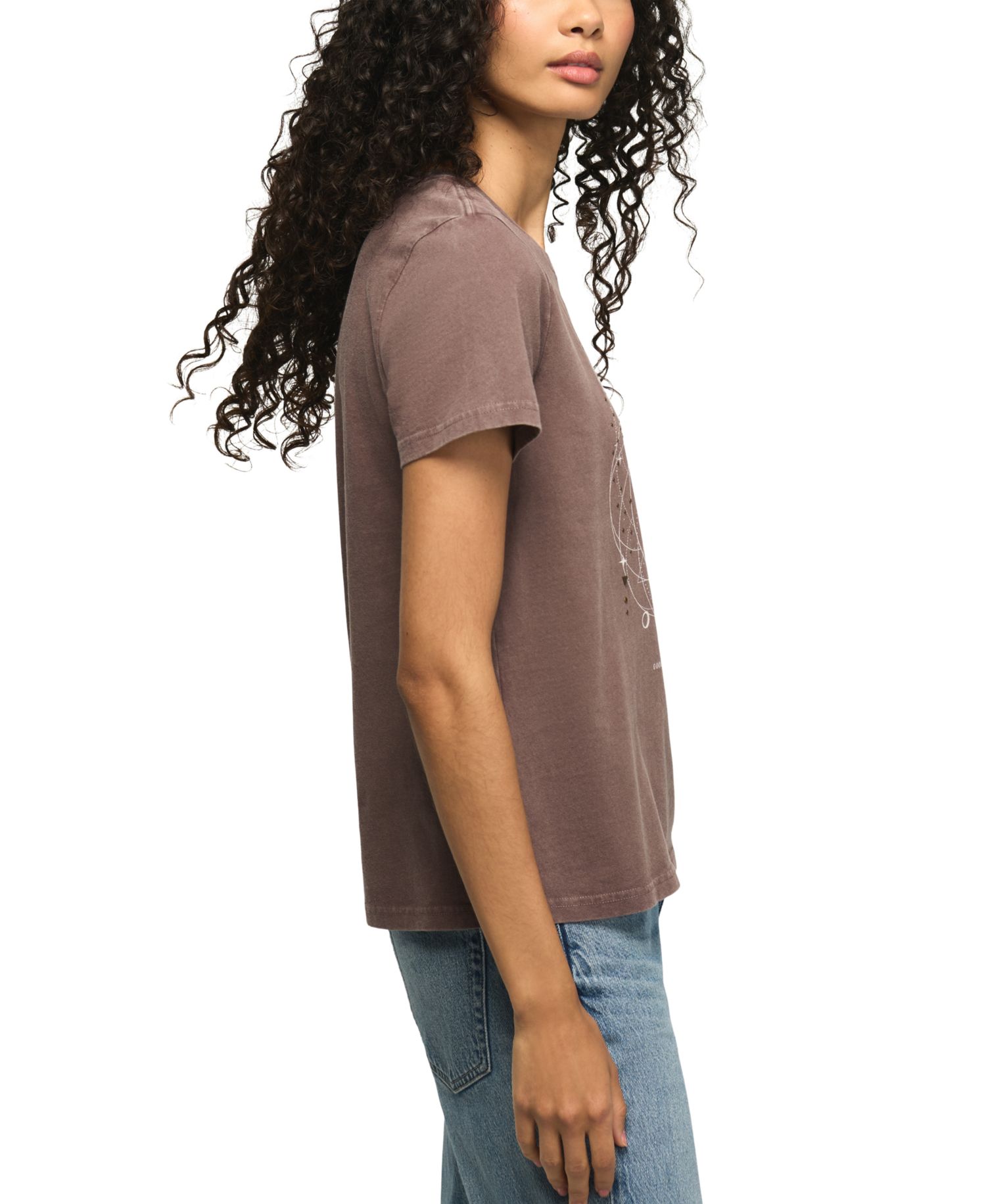 Women's Graphic Embellished Celestial T-Shirt