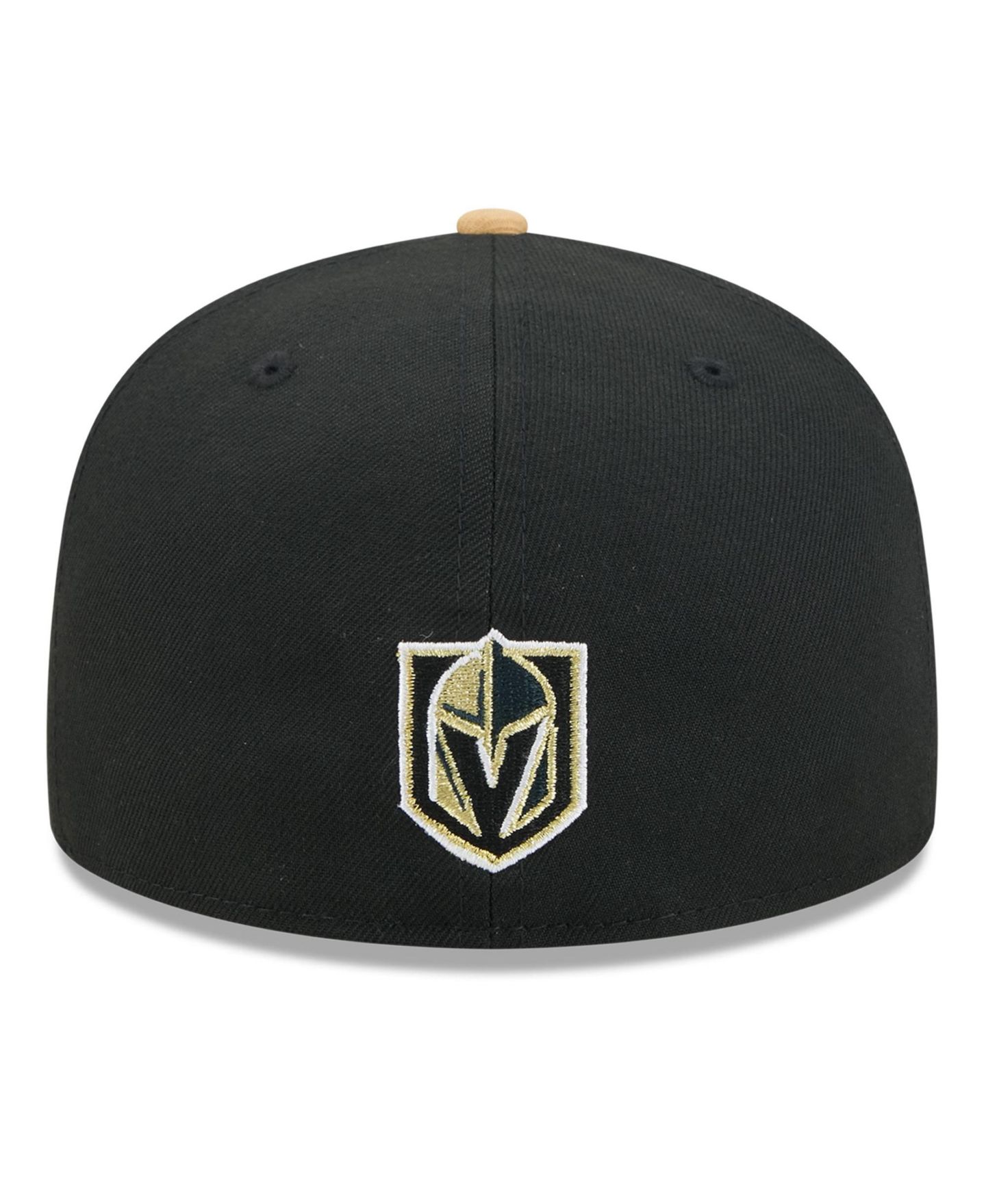 Мужская кепка New Era Black/Gold Vegas Golden Knights City Icon Stitched Overlay 59FIFTY Fitted Hat — фото 5