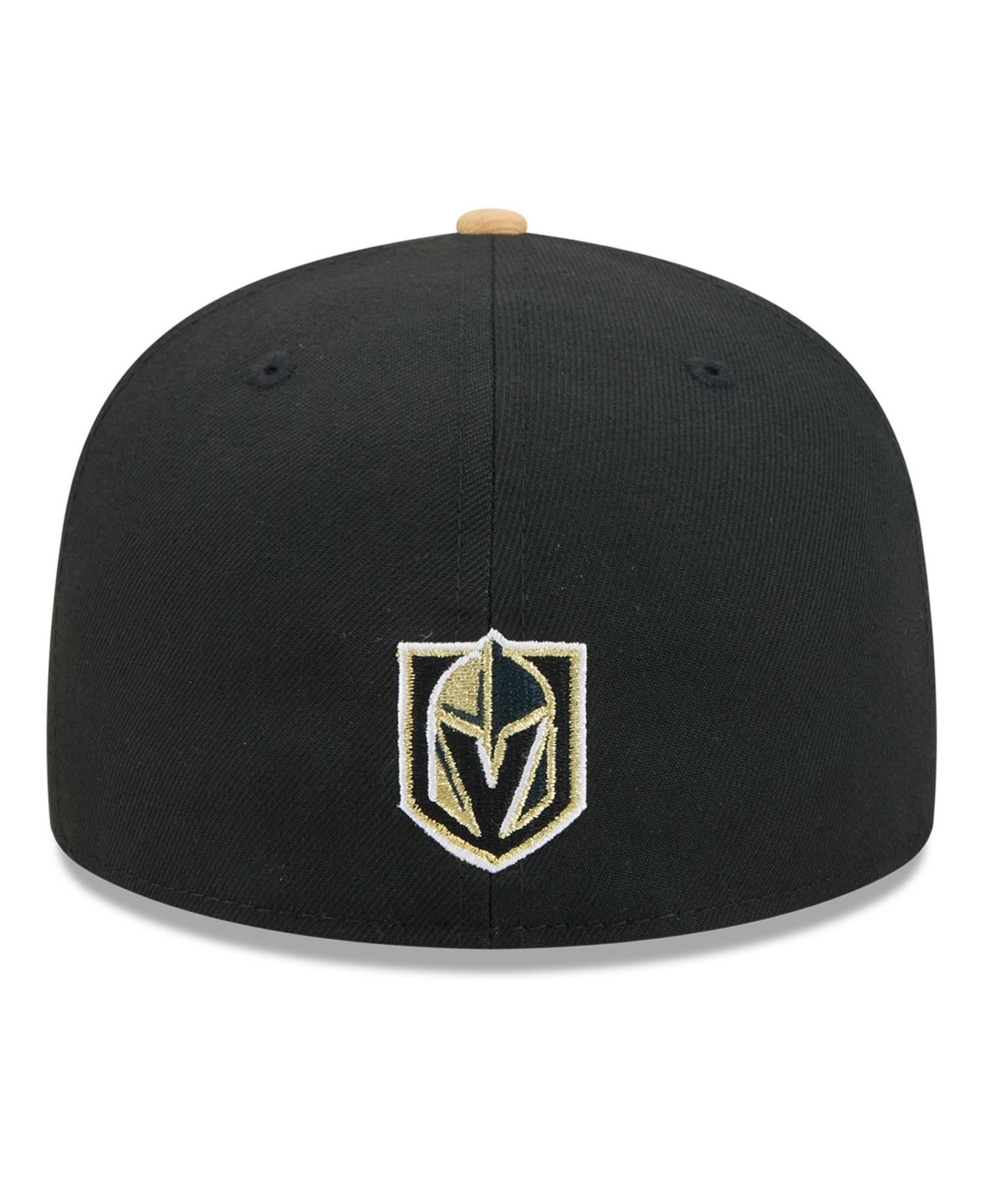 Men's Black/Gold Vegas Golden Knights City Icon Stitched Overlay 59FIFTY Fitted Hat