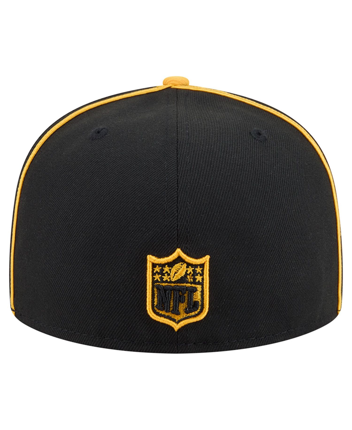 Men's Black Pittsburgh Steelers Soutache 59FIFTY Fitted Hat