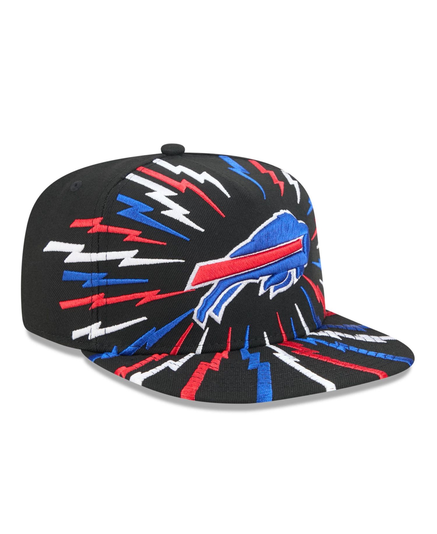 Men's Black Buffalo Bills Bolt A-Frame 9FIFTY Snapback Hat