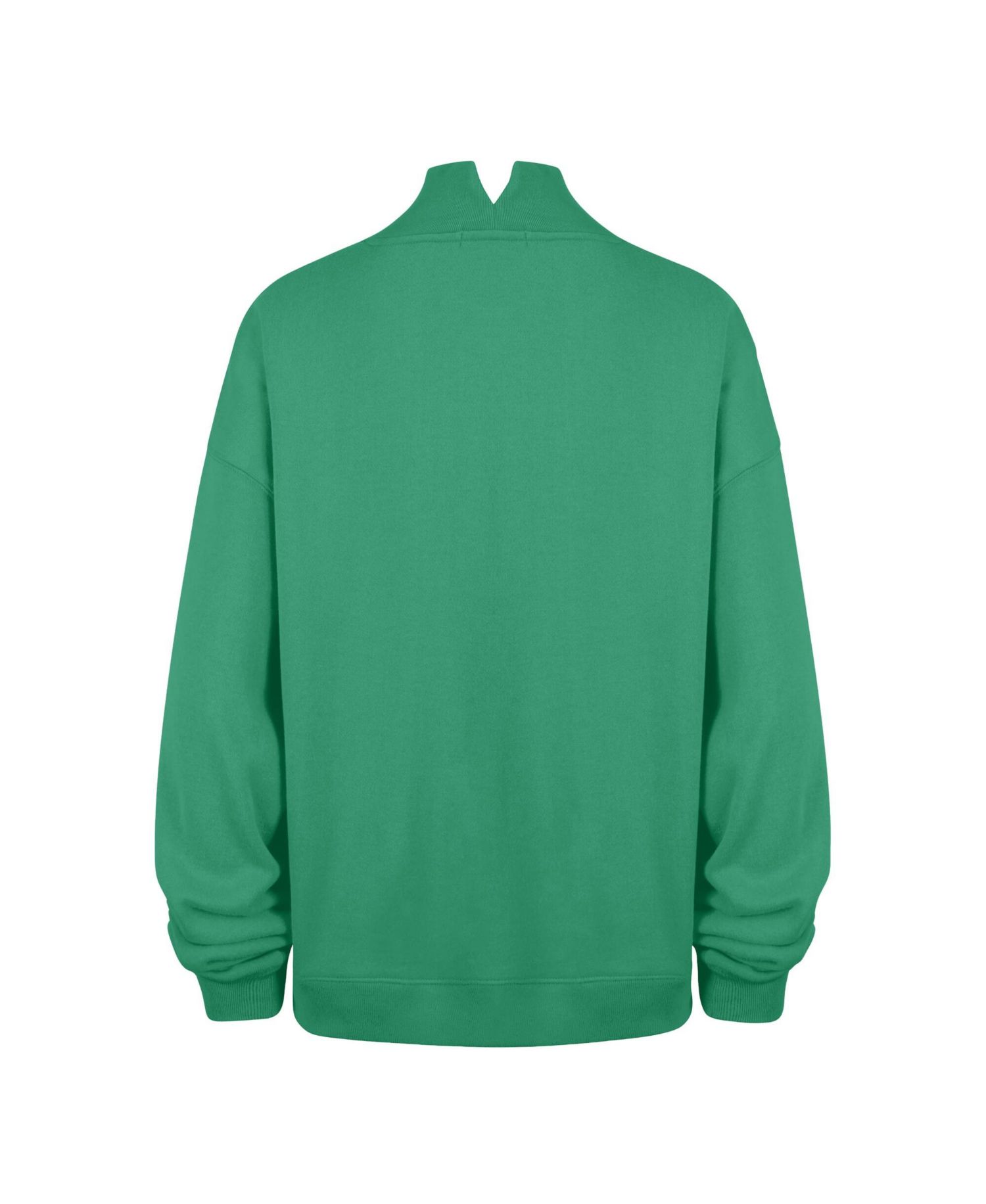 Women's '47 Green Notre Dame Fighting Irish Mock Neck Sweatshirt