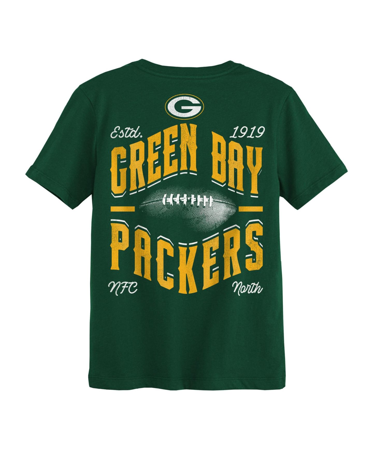 Футболка Outerstuff Green Green Bay Packers Top Pick для мальчиков-малышей — фото 2