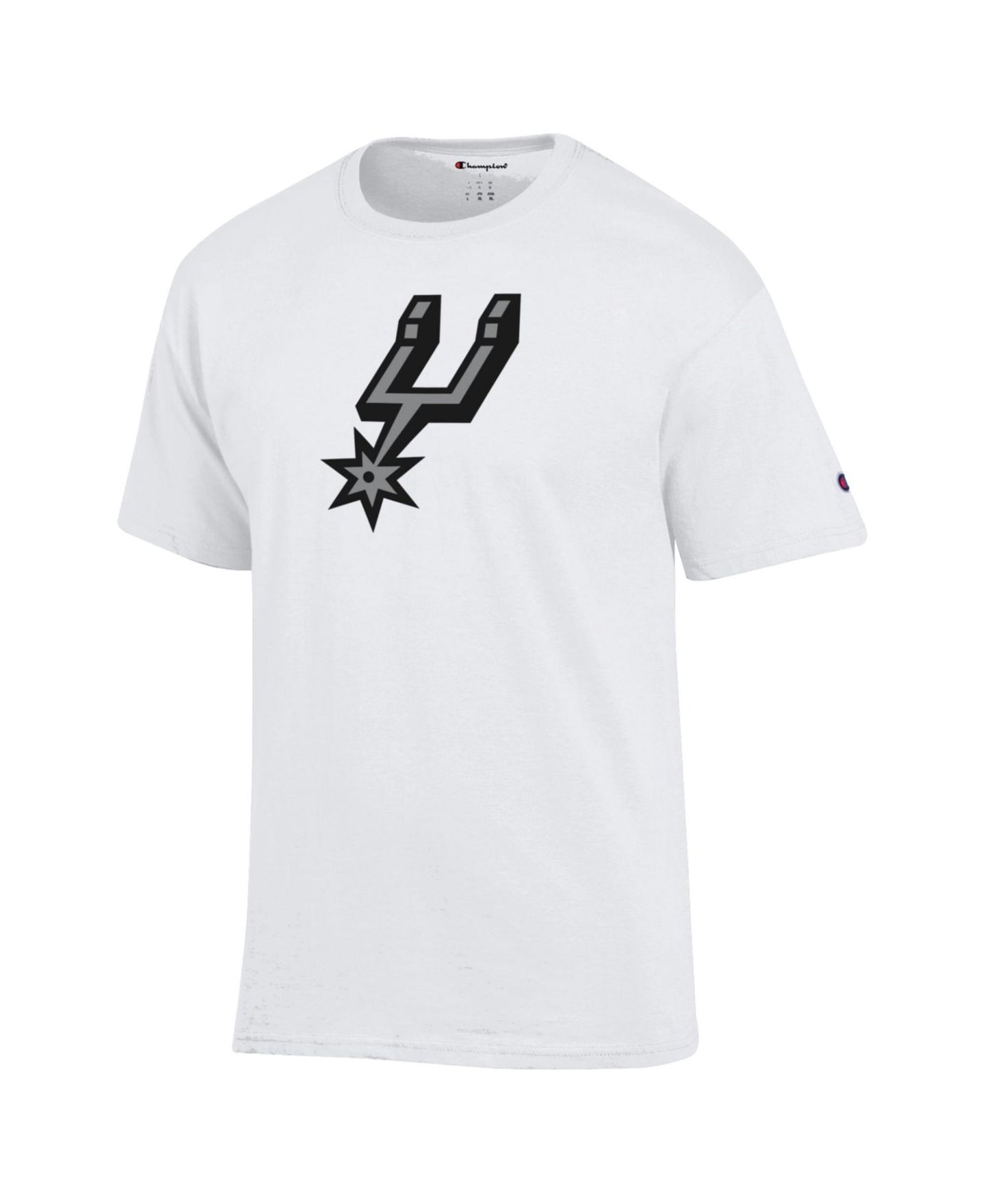 Мужская футболка Champion White San Antonio Spurs Jersey Cotton — фото 3