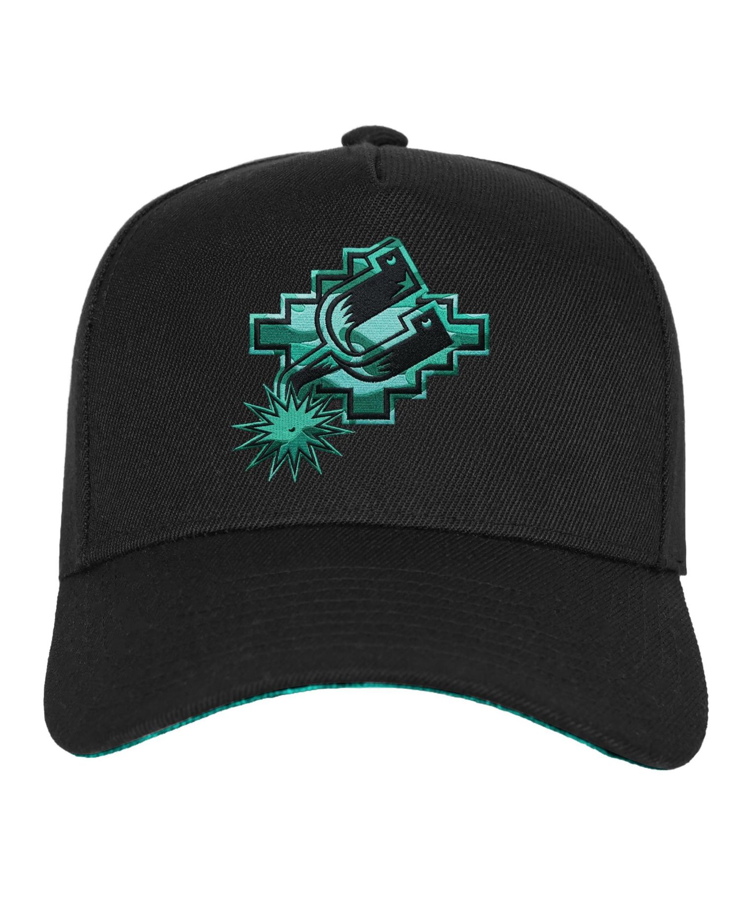 Big Boys and Girls Black San Antonio Spurs 404 Club Camo Pro Pinch Snapback Hat