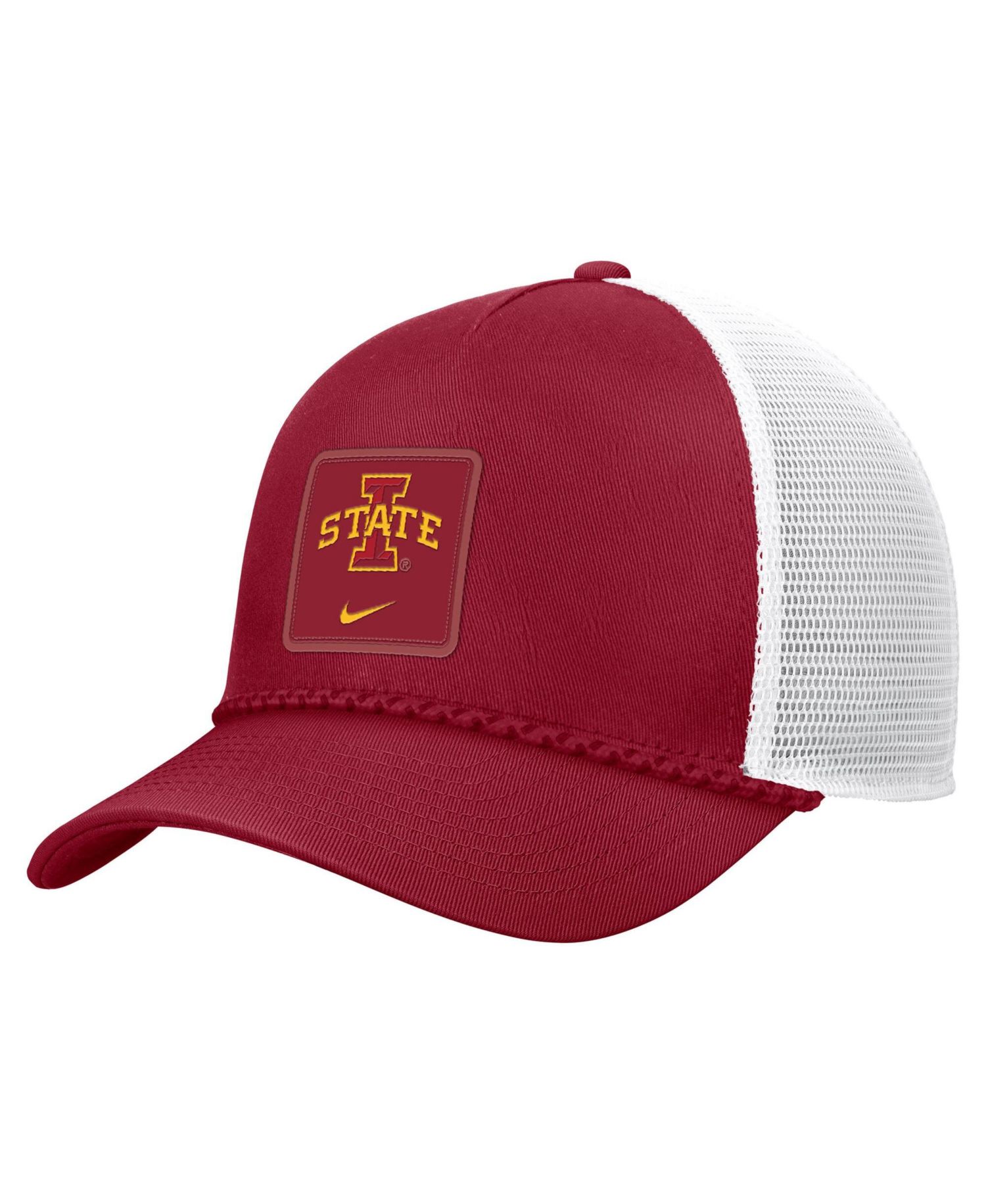 Men's Cardinal Iowa State Cyclones 2026 On-Field Rope Adjustable Trucker Hat