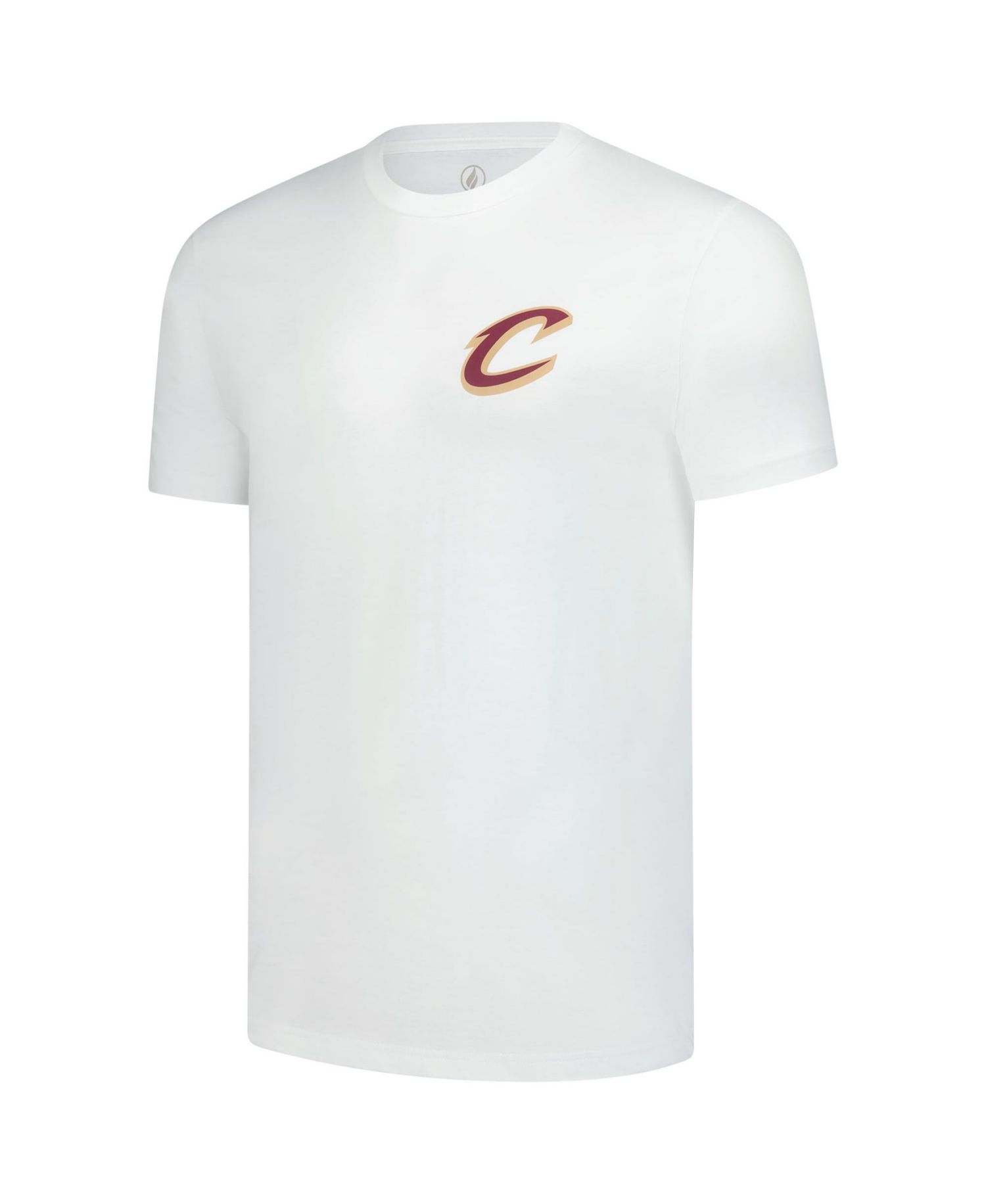 Men's and Women's White Cleveland Cavaliers Burst Logo T-Shirt