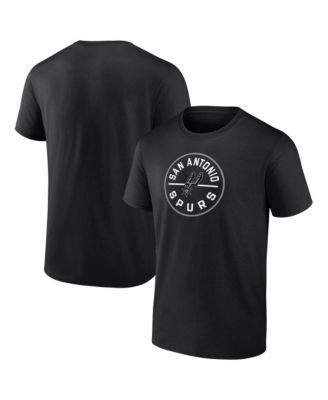 Men's Black San Antonio Spurs Offensive Rebound Bi-Blend T-Shirt