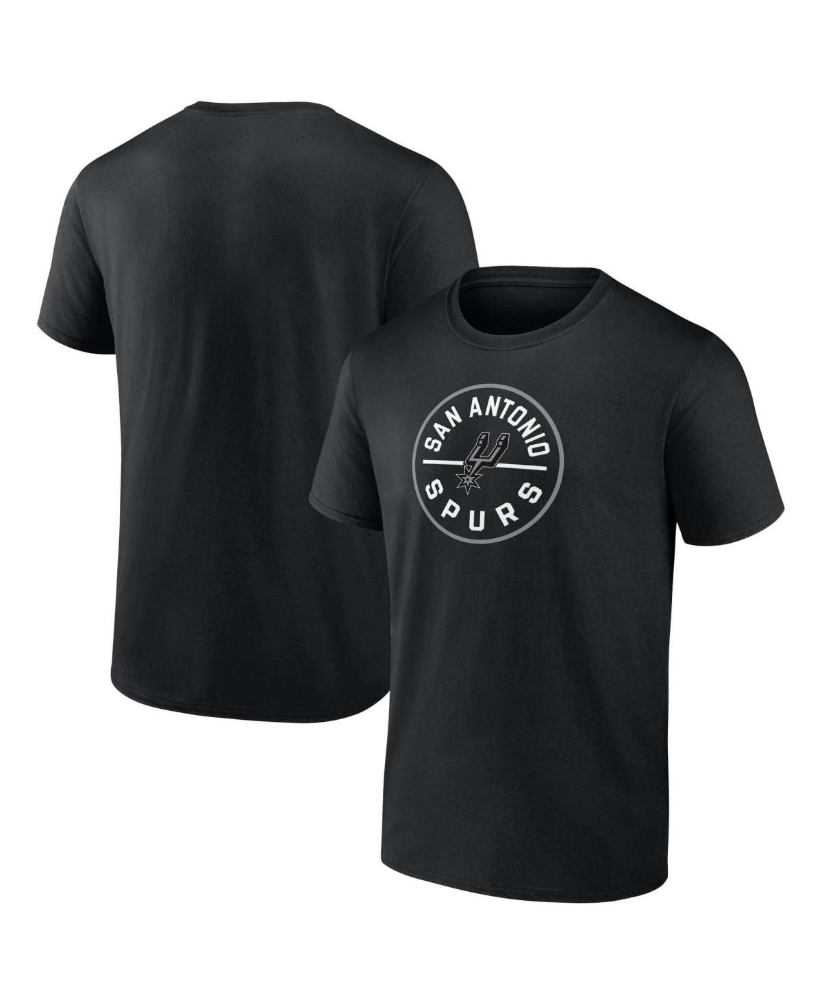 Fanatics Men's Black San Antonio Spurs Offensive Rebound Bi-Blend T-Shirt