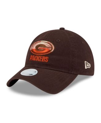 Women's Brown Green Bay Packers Pumpkin Spice 9TWENTY Adjustable Hat