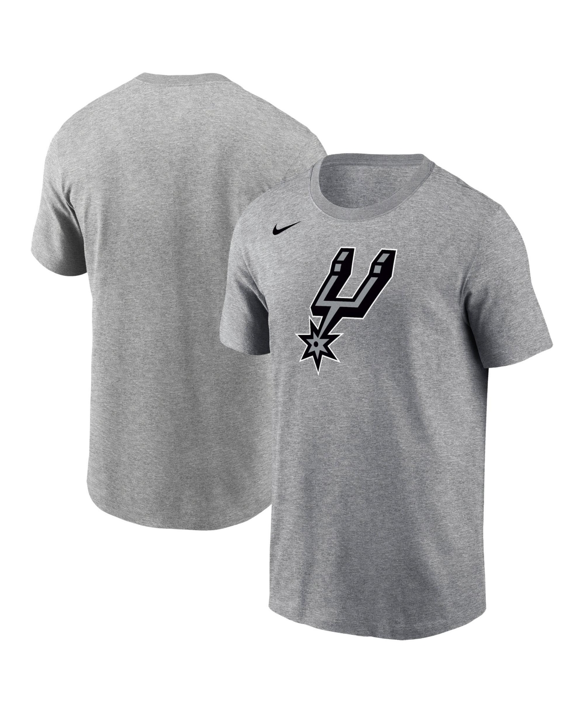 Nike Men's Gray San Antonio Spurs Logo T-Shirt