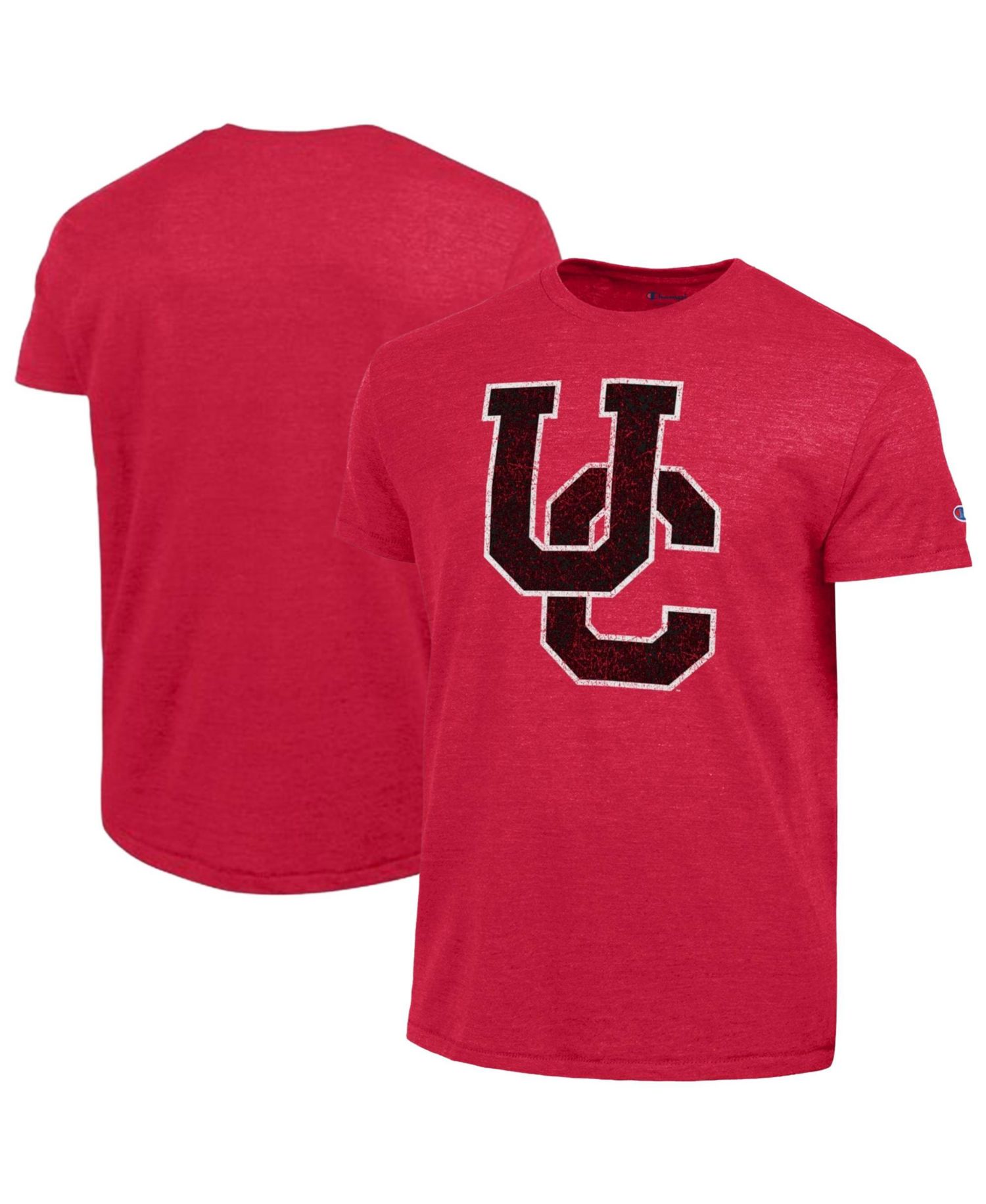 Men's Red Cincinnati Bearcats Vintage Triumph Tri-Blend T-Shirt