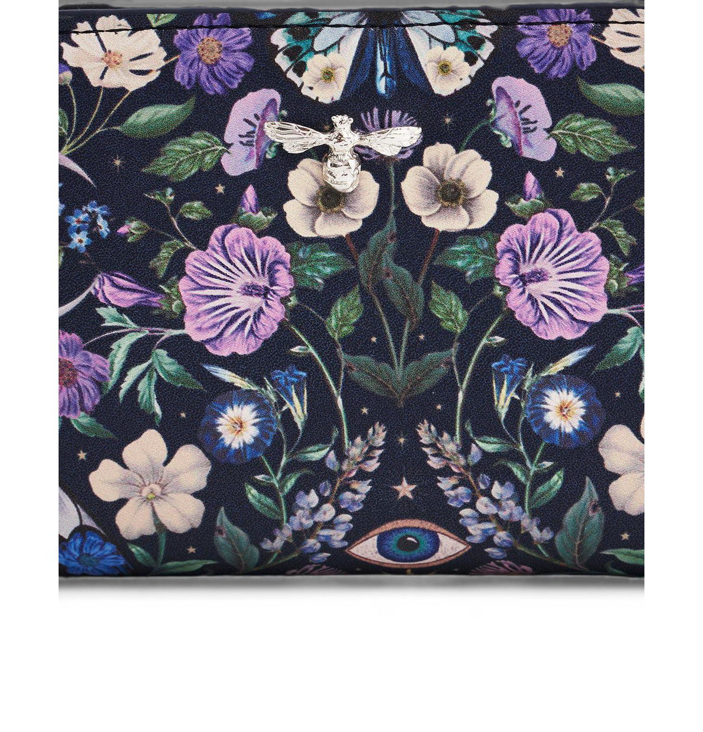 Женский кошелёк Fable England Selene Print Small Wallet, цвет: Тёмно-синий — фото 3
