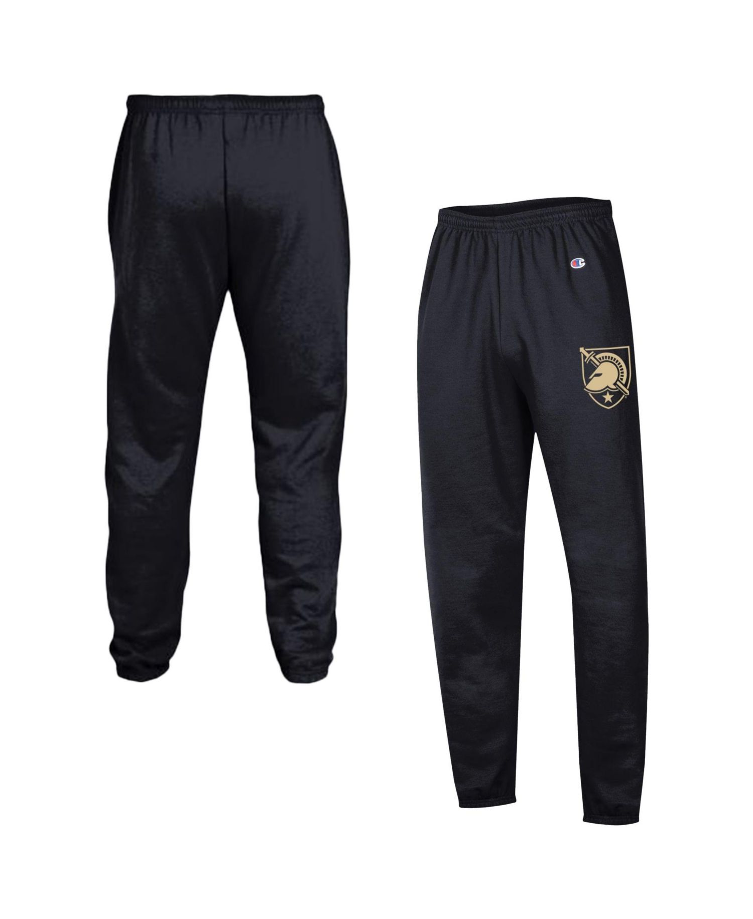 Men's Black Army Black Knights Powerblend Banded Fleece Sweatpants