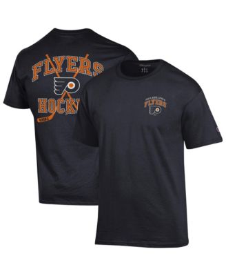 Men's  Black Philadelphia Flyers Stick With It Jersey T-Shirt