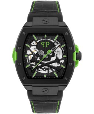 Men'sThe keleton 2.0 IP Black Stainless Steel Bracelet Watch, 44mm