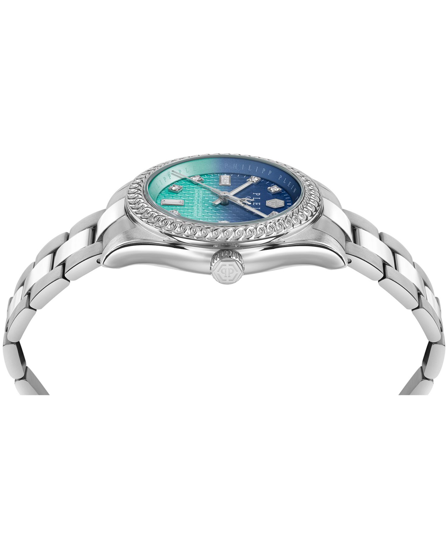 Женские часы Philipp Plein Queen Silver Stainless Steel Bracelet Watch, 36mm — фото 2