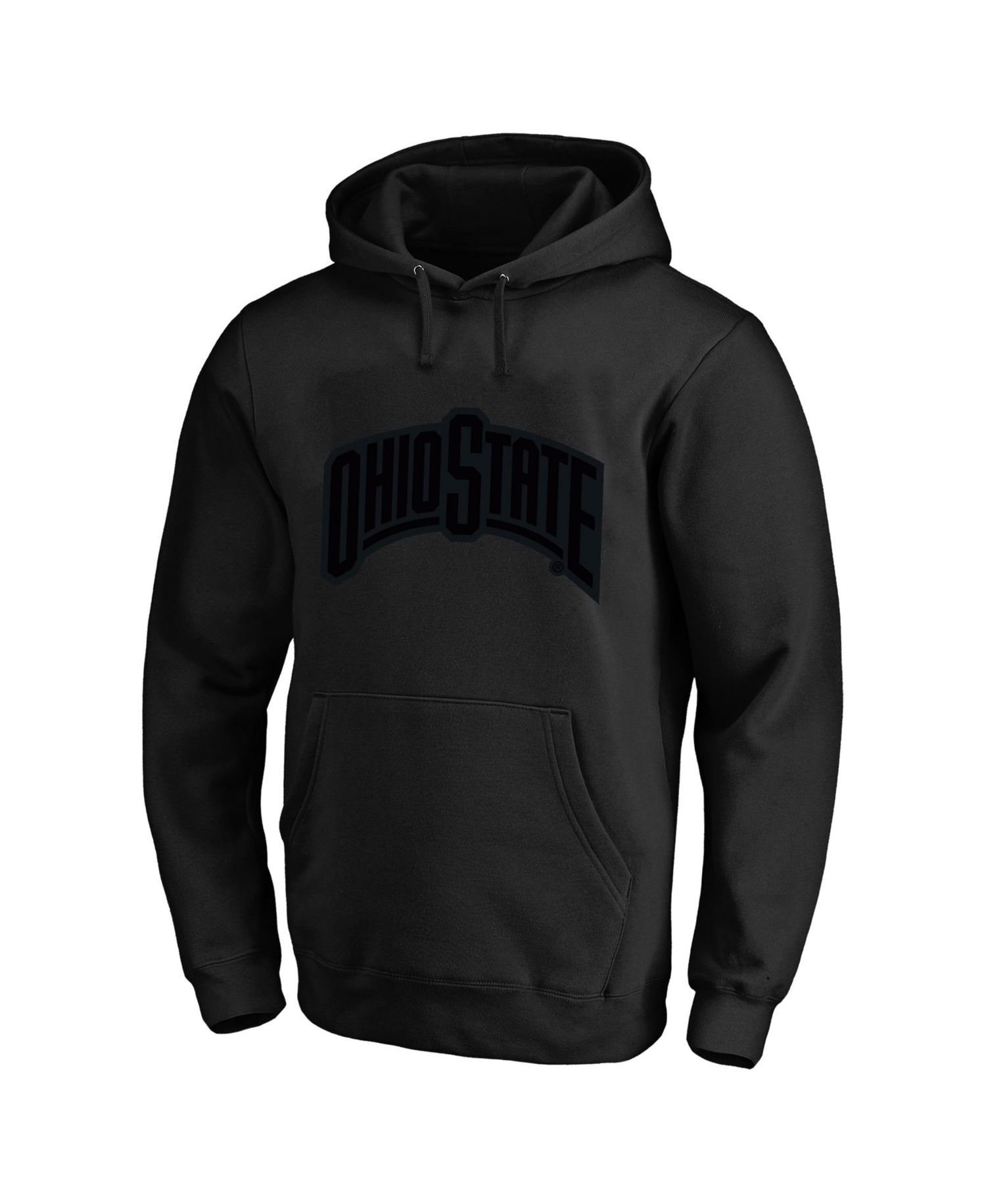 Men's Black Ohio State Buckeyes Tonal Hoodie