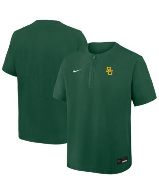 Men's Green Baylor Bears Dri-FIT Quarter-Zip Windshirt
