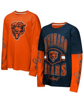 Preschool Navy/Orange Chicago Bears Motion Combo Set