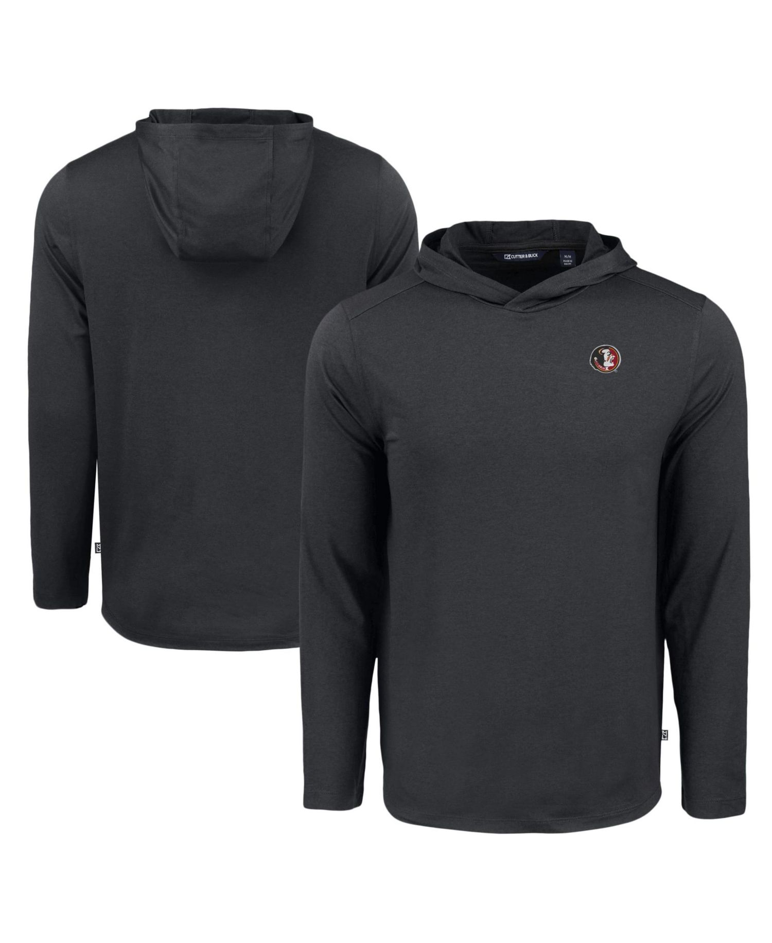 Men's Black Florida State Seminoles Coastline Epic Comfort Eco Recycled Long Sleeve Hoodie T-Shirt