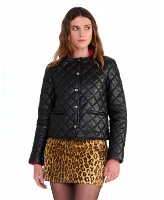 Women's Marlowe Quilted Leather Jacket