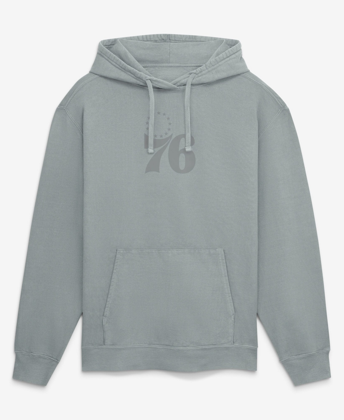Fanatics Men's Gray Philadelphia 76ers Washed Hoodie - Gray