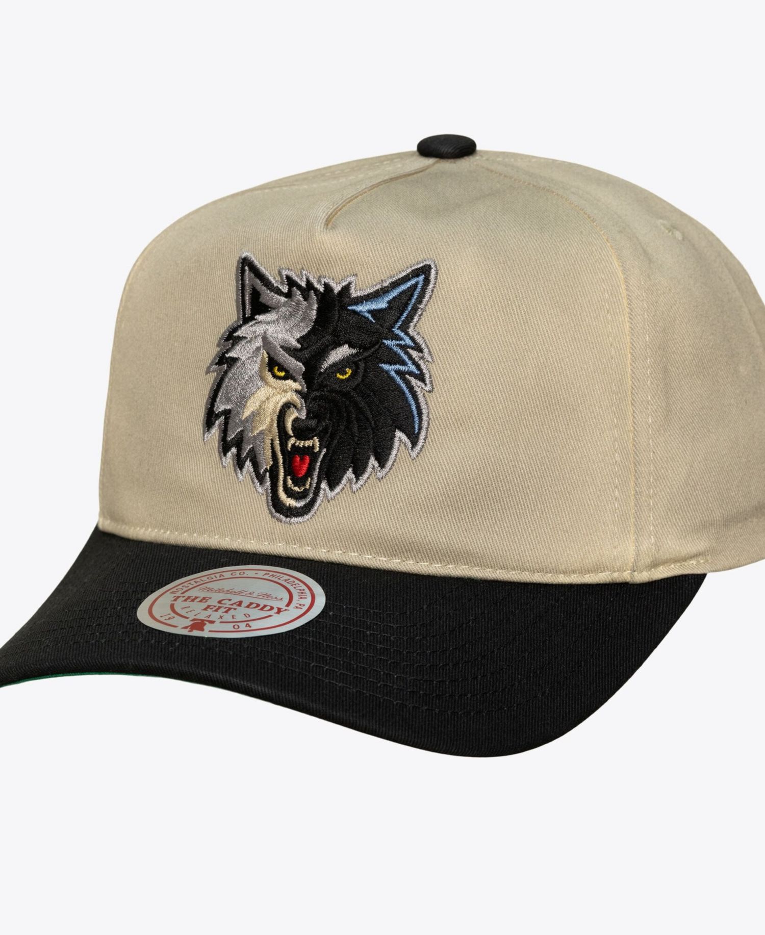 Men's Cream Minnesota Timberwolves Hardwood Classics Retro Roots Snapback Hat