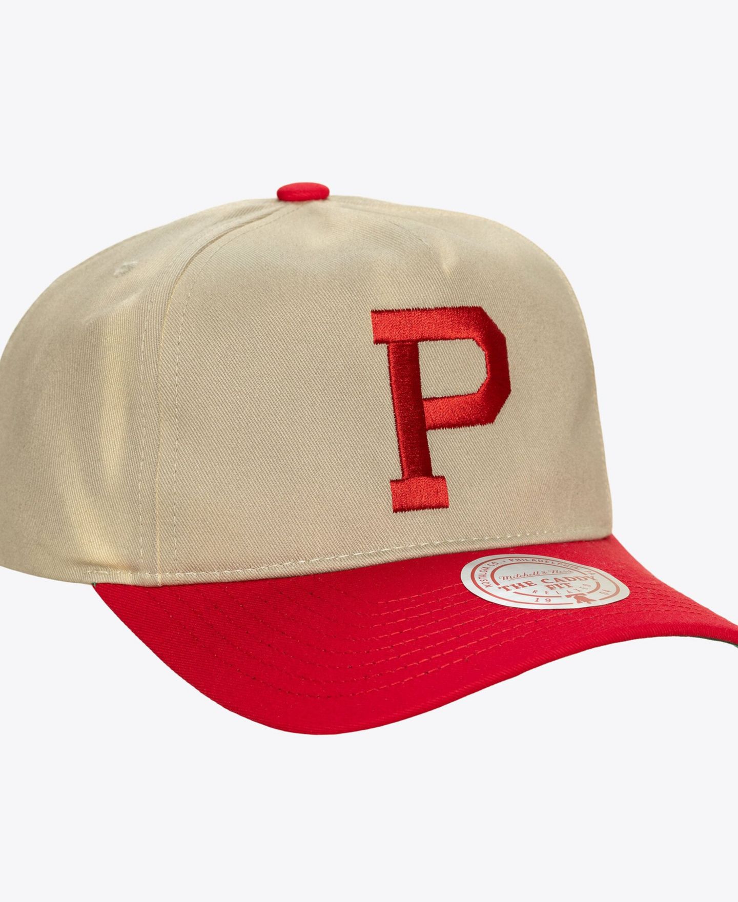 Мужская кепка Mitchell & Ness Cream Philadelphia Phillies Retro Roots Deadstock Cooperstown Snapback Hat — фото 4