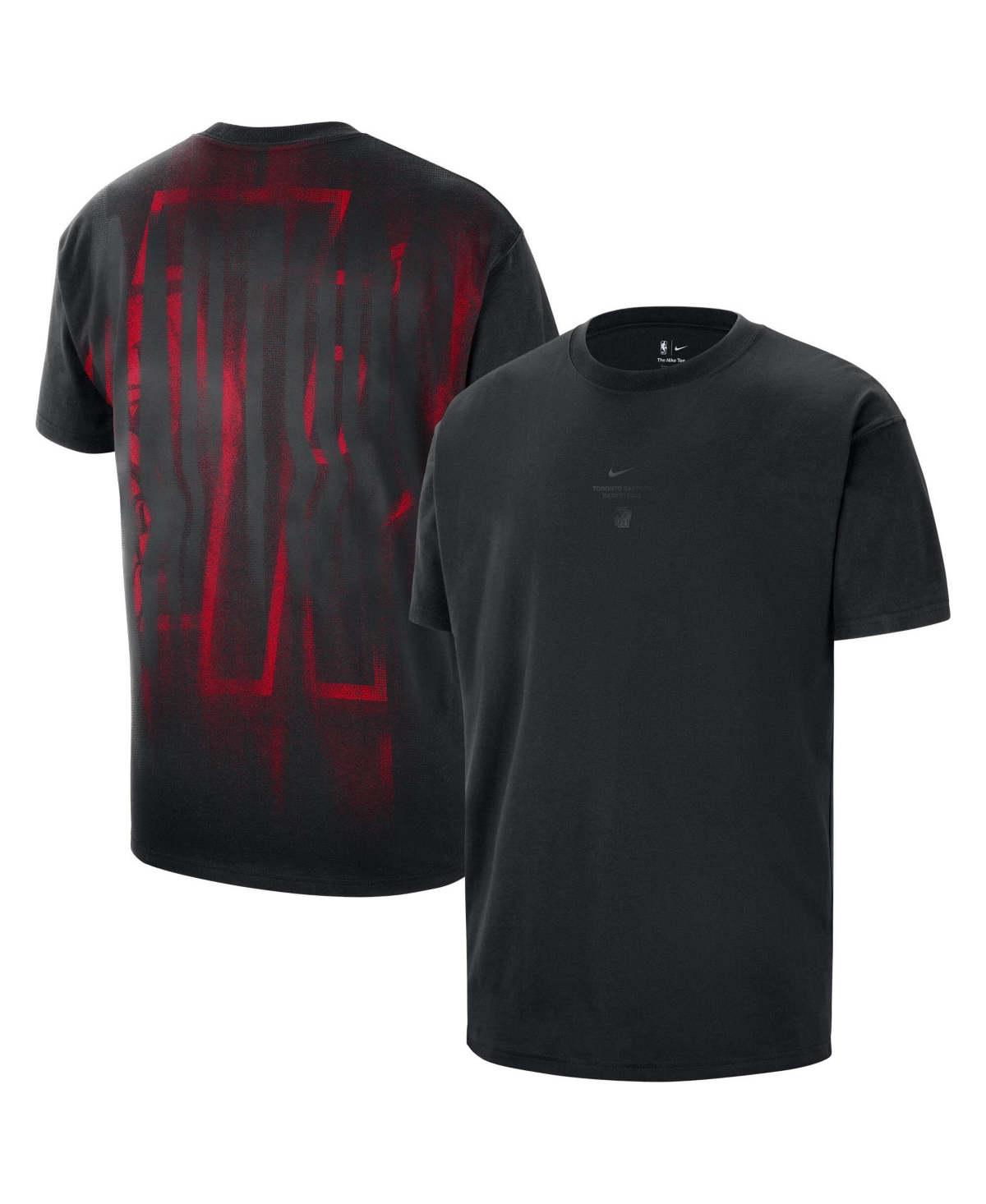 Nike Men's Black Toronto Raptors Pregame Max90 T-Shirt
