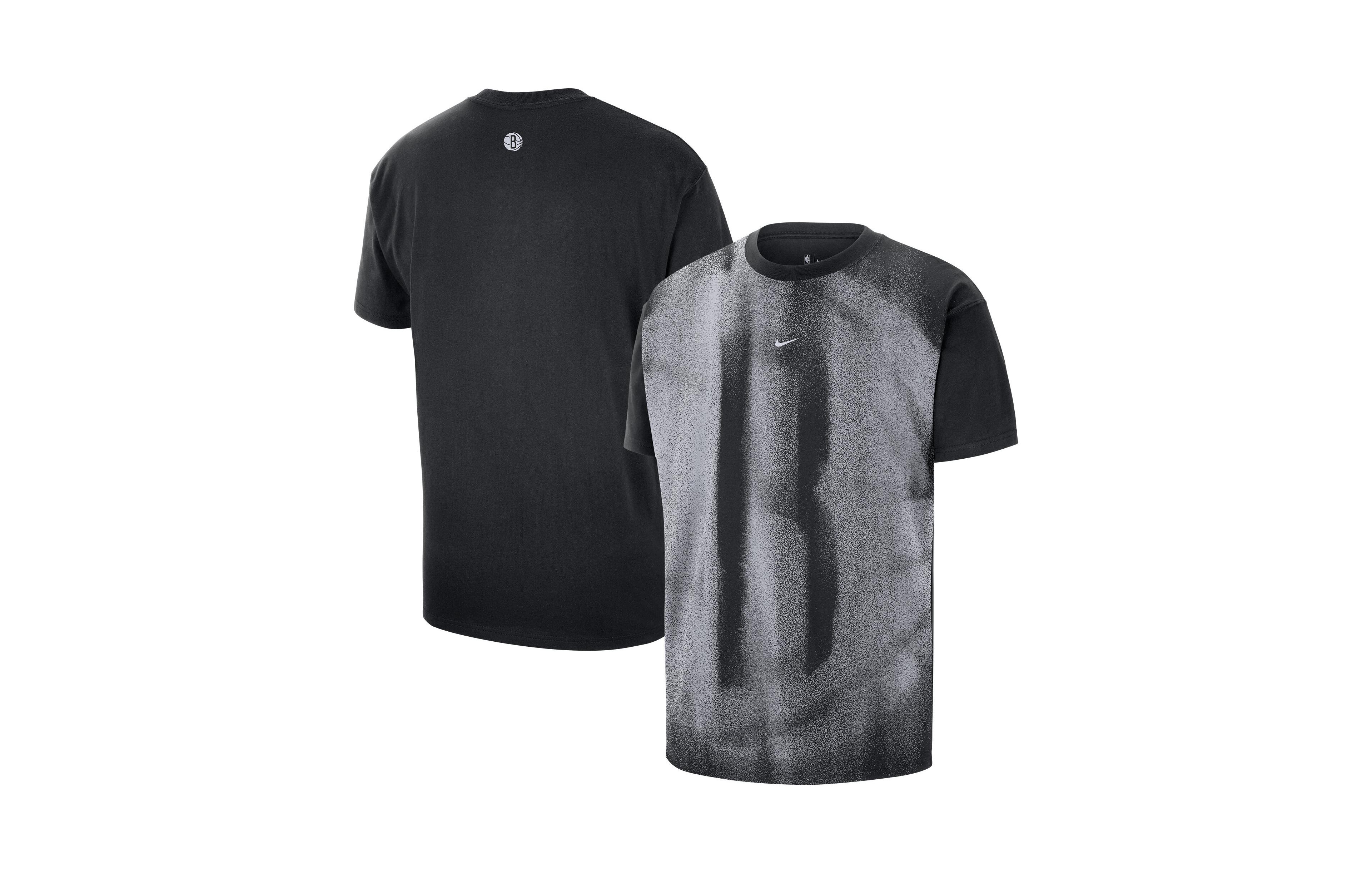 Nike Men's Black Brooklyn Nets Icon Practice T-Shirt