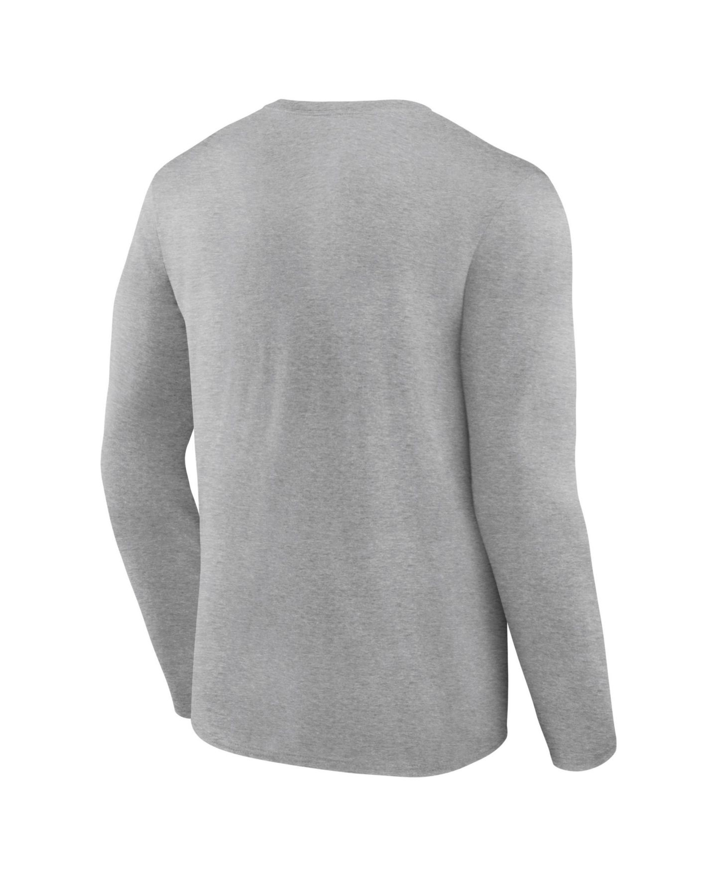Мужская футболка Fanatics Heather Gray Kansas City Royals Iconic Long Sleeve — фото 14