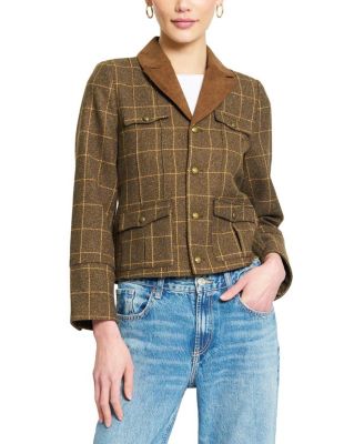Women's Asher Windowpane Mili Jkt