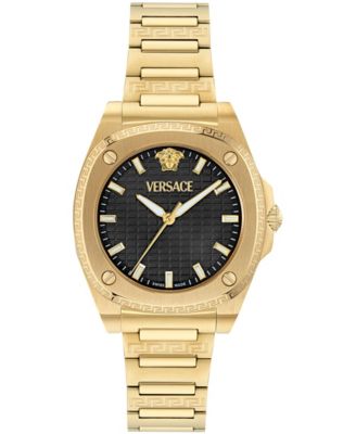 Women's Greca Pulse IP Yellow Gold Bracelet Watch, 36mm