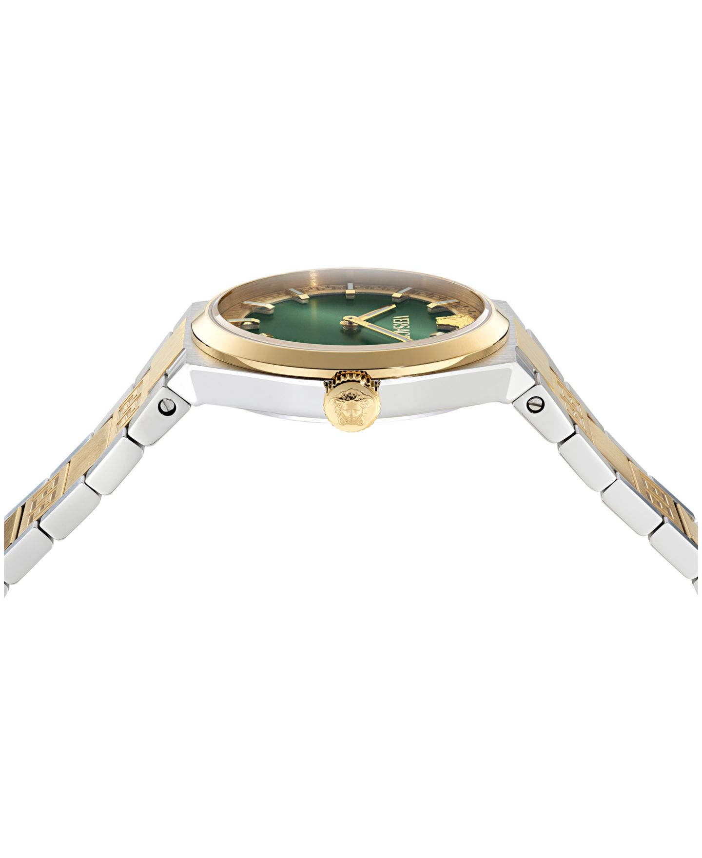 Женские часы Versace V-Auria Two Tone Bracelet Watch, 35mm — фото 2