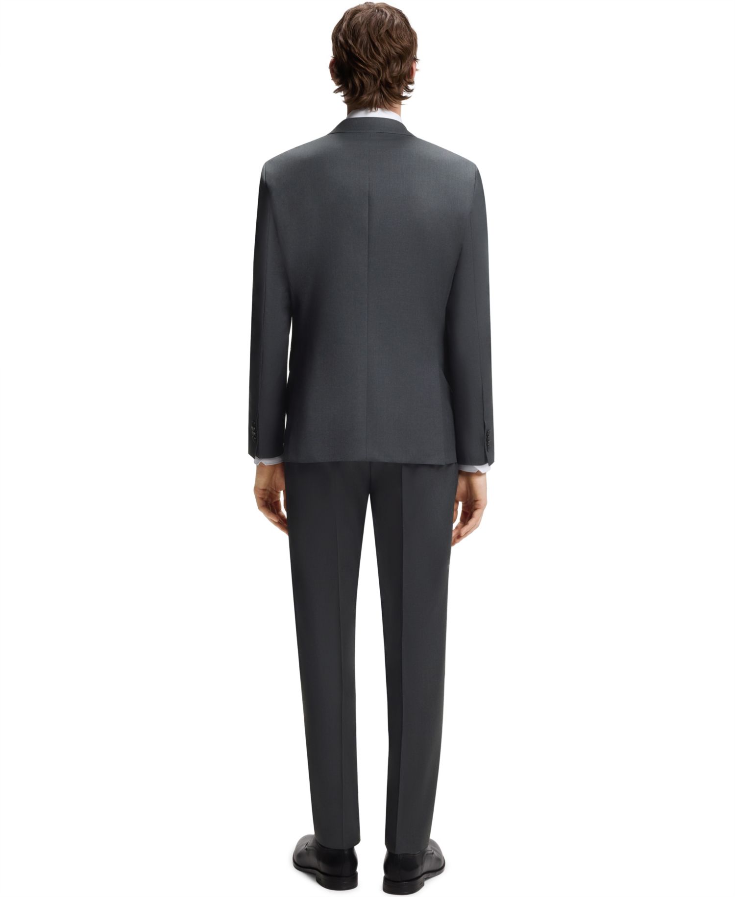 Men's Virgin-Wool Serge Suit Jacket
