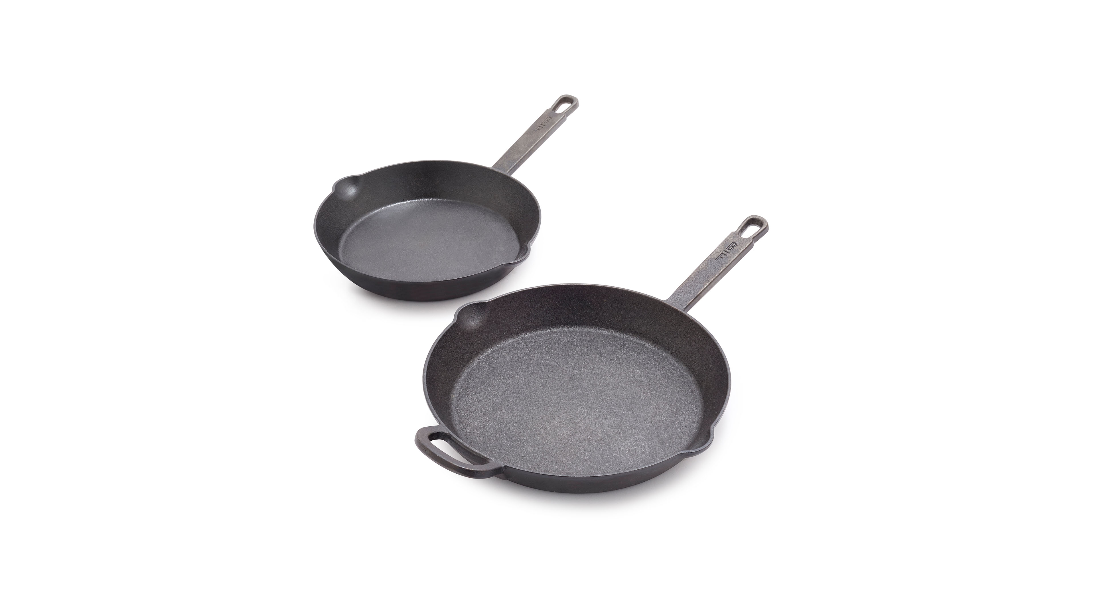 GreenPan 8" and 10" Cast Iron Frypan Set