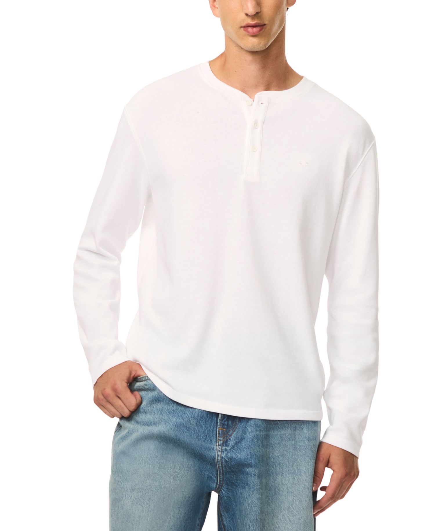 Men's Kambo Long-Sleeve Regular-Fit Henley