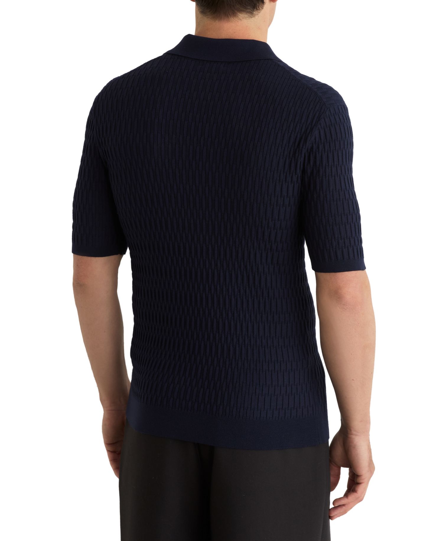 Men's Era Slim-Fit Short-Sleeve Textured Polo Shirt