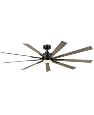 72 Farmhouse Integrated LED Windmill Ceiling Fan with Light and Remote
